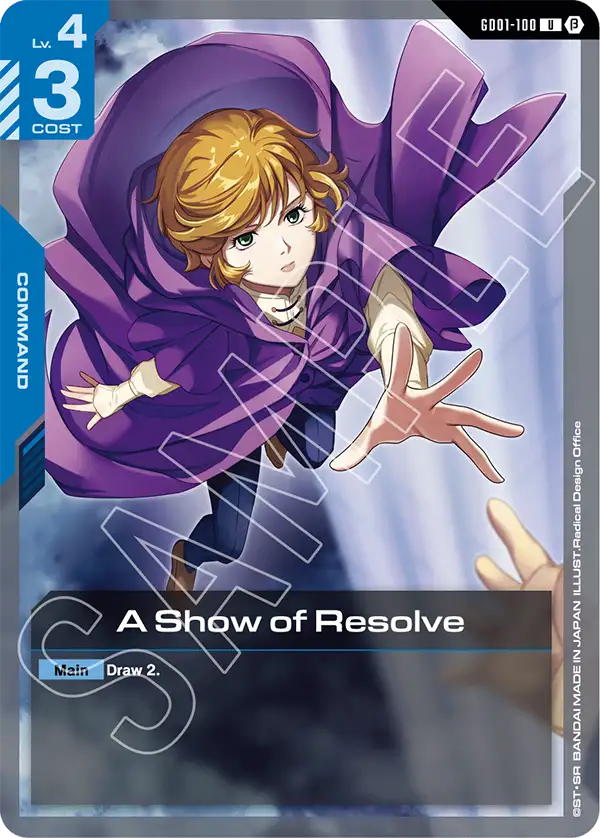 A Show of Resolve [U]