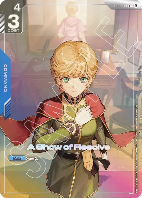 A Show of Resolve [U+]