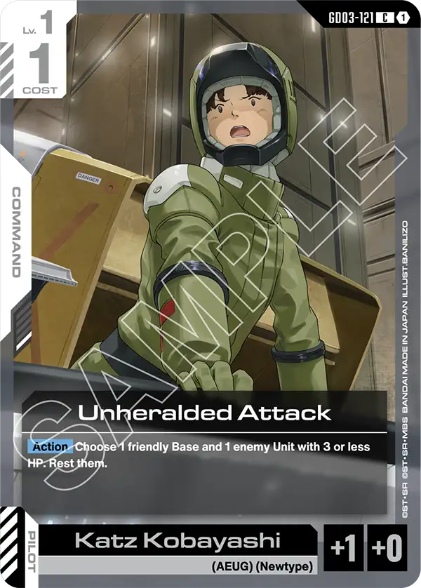 Unheralded Attack [C]