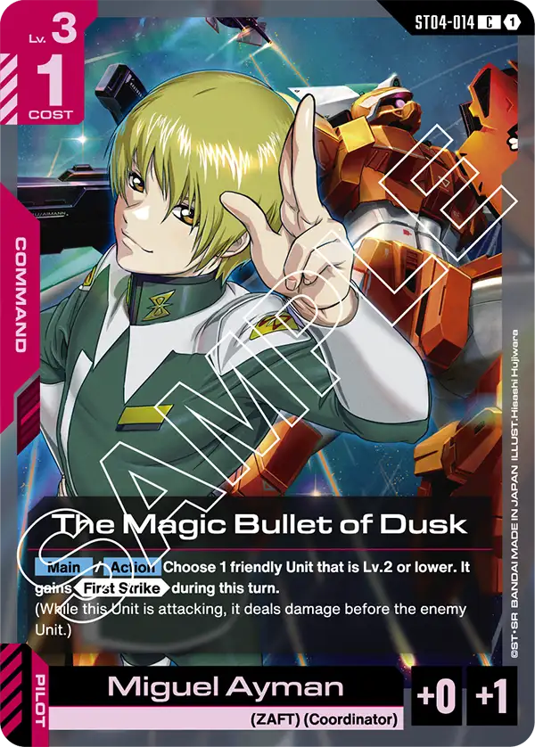 The Magic Bullet of Dusk [C]